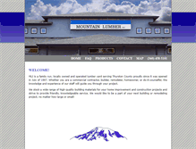 Tablet Screenshot of mountainlumberandhardwareinc.com